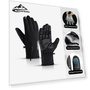 Waterproof Winter Gloves with Touchscreen — Gloves & Mittens, GOLOV.EJOY