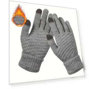 Winter Warm Knitted Touchscreen Gloves — Gloves & Mittens, Freedom Outdoors