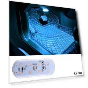 8-LED Car Mood Interior Light — Light Kit, JOHO - CarGear