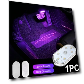 Car Atmosphere USB Charger Touch Light — Car Essentials, HOME-Auto-001