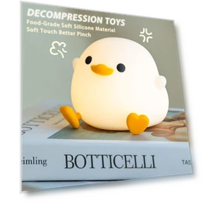 Cute Duck Silicone Night Light — Night Lights, Great3C