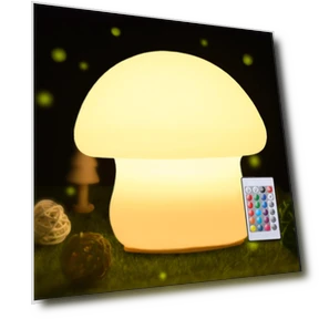 LED Mushroom Night Light with Silicone Touch Sensor — Night Lights, Yiran Furniture