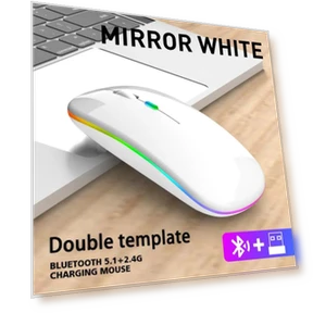 Rechargeable LED Wireless Mouse — Mouse Pads, Axial