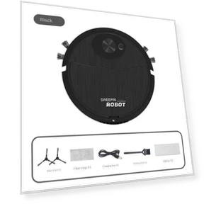 Robotic Sweeping Machine — Smart Cleaning Robots, Winter Gloves