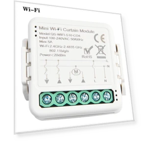 Smart Curtain Switch Module — Smart Home Modules, White Dream