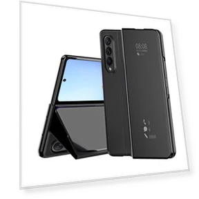 Smart Flip Case with Mirror Finish — Bumpers, Bai Fen Bai-Digital 3C