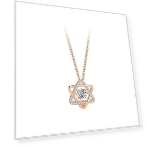 Smart Necklace with Six-Pointed Star — Smart Jewelry, Lucky Star Jewelry