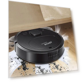 USB Rechargeable Sweeping Robot with Integrated Mopping Function — Smart Cleaning Robots, Marathon