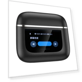 Wireless Earbuds with LED Touch Screen — In-Ear Headphones, Andoer