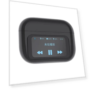 Wireless Smart Headphones with Touch Screen — Over-Ear Headphones, Junmaocun