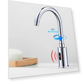 Automatic Infrared Sensor Touch Faucet — Hands-Free Faucets, Dongfang HOME C