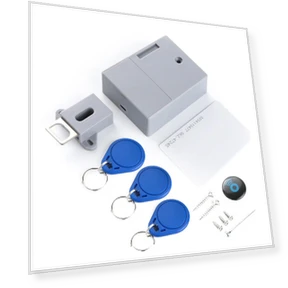 Battery IC Card Touch Drawer Cabinet SmartLock — Locks, Toys Arts