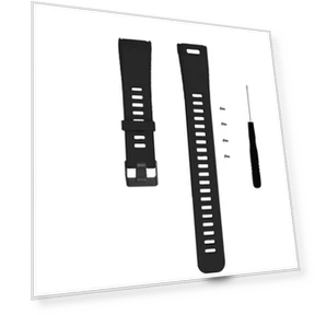 Fashionable Sports Bracelet with Silicone Strap — Wearable Accessories, Glasses