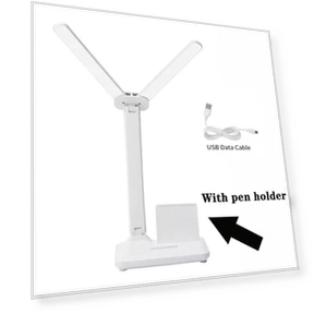 LED Desk Lamp with Dual Head and Holder — Study & Desk Lighting, Levi market