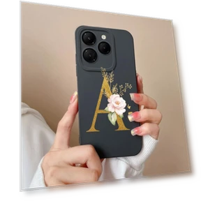 Luxury Letters Liquid Silicone Phone Case — Basic Cases, New Style Case