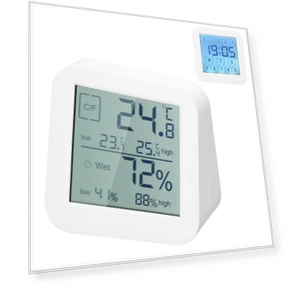 Multifunctional LCD Digital Touch Screen Hygrothermograph — Home Climate Control, TOMTOP JMS