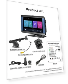 Portable Car MP5 Player — Stereo Receivers, Reakosound