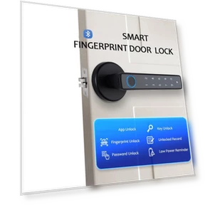 Smart Door Lock with Fingerprint — Smart Home Security, Sea Global