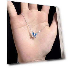 Smart Gradual Change Butterfly Necklace — Smart Jewelry, JMANDJM