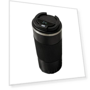 Thermal Mug with Temperature Display — Beverage Warmers, Kitchen artifact