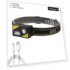 Touch LED Headlamp — Flashlights, Linda Hong