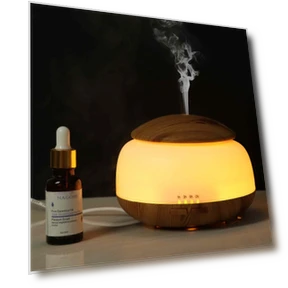 Ultrasonic Aroma Diffuser with Wood Grain — Diffusers, Essager Electronic