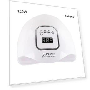 UV LED Nail Lamp with Touch LCD Display — Curing Lamps, Makeup Kits