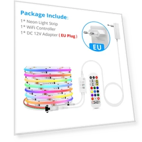 WiFi RGBIC COB Neon LED Strip — LED Strips, Rybakov Home Lighting