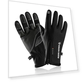 Winter warm wool gloves with touchscreen — Gloves & Mittens, UP shoes