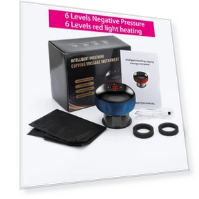 Wireless Vacuum Cupping Gua Sha Massage Device — Magnetic Therapy, Toto Market
