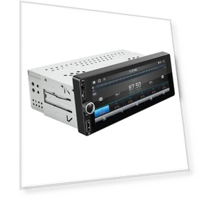 1 Din CarPlay Android-Auto Touchscreen Multimedia MP5 Player Bluetooth Handsfree 6.86 Audio System Head Unit — Stereo Receivers, Tulan market