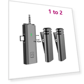 3-in-1 Wireless Lavalier Microphone — Wireless Systems, YJMP Electronic