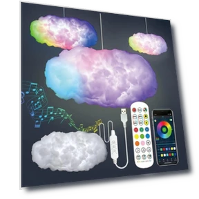 3D Cloud Lamp with Voice Control — Lighting Accessories, Refreshing Home