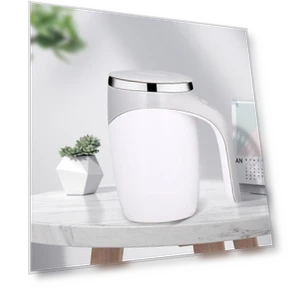 Automatic Magnetic Mixer for Coffee Cup — Beverage Warmers, Elegant Living House