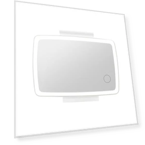 Cosmetic Mirror with Illumination — Interior Mirrors, Car Care