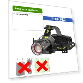 LED Touch Flashlight XHP50 — Flashlights, Factory Discount Outlet