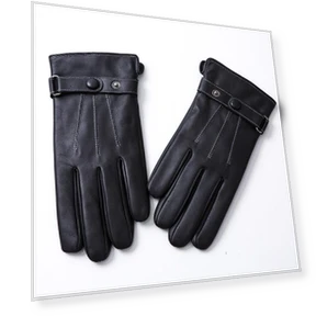 Men's Touchscreen Leather Gloves — Cold Weather Gloves, Dress U Up Fashion