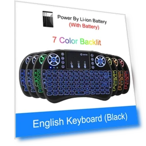 Mini Wireless Keyboard with RGB Backlight — Keyboards, OFFICE-MALL