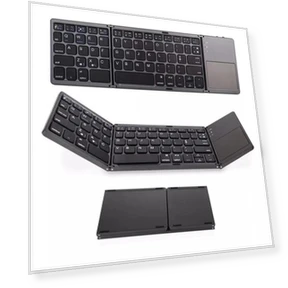 Portable Mini Tri-Fold Bluetooth Keyboard — Keyboards, Happy Super Creative