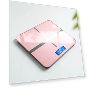 Smart Bathroom Scale with LED Display — Weight Management Tools, Refreshing Home