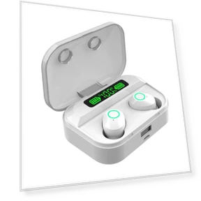 Smart Bluetooth Headset with Touch Digital Display — Headsets, Andoer