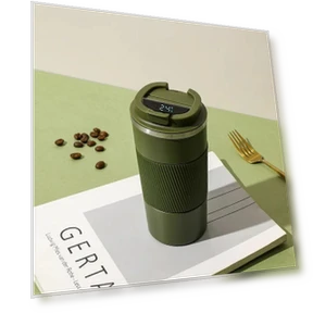 Smart Thermos with LED Temperature Display — Beverage Warmers, Cosy Homes