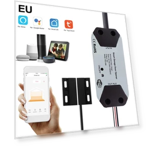 Smart WiFi Garage Door Opener Switch — Keypads & Remotes, White Dream