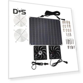 Solar-Powered Exhaust Fan — Ceiling Fans, Enjoy Smart Home