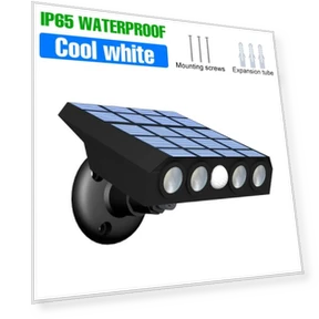Solar-Powered LED Wall Light Set — Garden Illumination, Lanzhong
