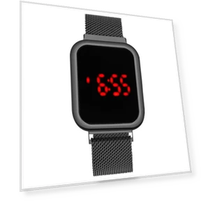 Square LED Touch Men's Watch — Timepieces, Dream shoe edge