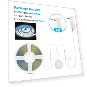 Touch Dimmer and Manual Induction Switch Flexible COB LED Strip — LED Strips, MALITAI