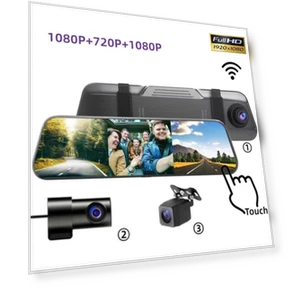 3-Channel Dash Cam — Dashboard Cameras, Cars Auto Home