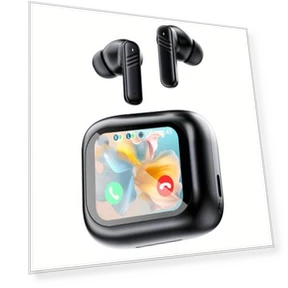 Active Noise Cancelling Headphones with Smart Touch Screen — In-Ear Headphones, CANKE