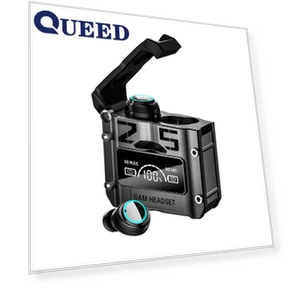 Bluetooth Earbuds with Noise Cancellation — In-Ear Headphones, QUEED